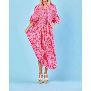 NEW SHERIDAN FRENCH the every body dress in raspberry wildflower